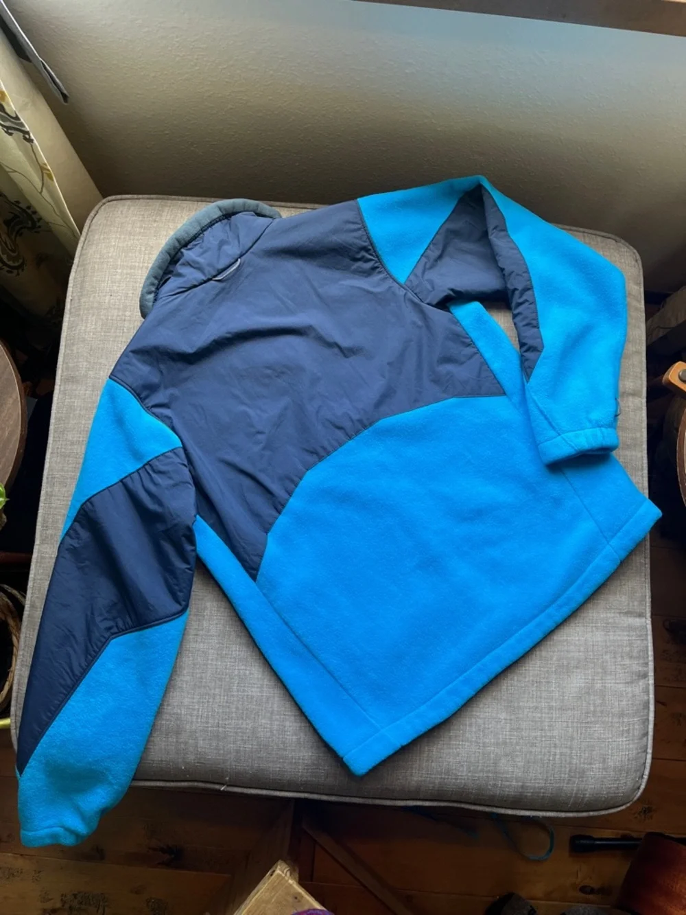 Columbia Sportswear Blue Fleece Jacket Coat Youth Large 14/16